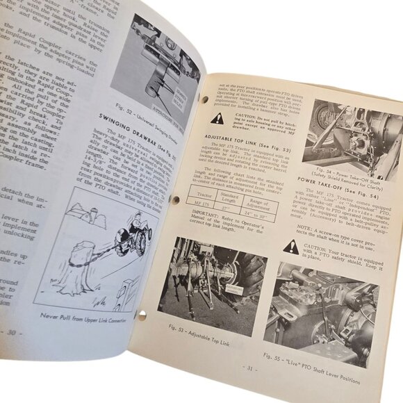 Vintage Massey Ferguson MF 175 Tractor Operators Manual Original 1974 MF175 Book - Picture 8 of 14